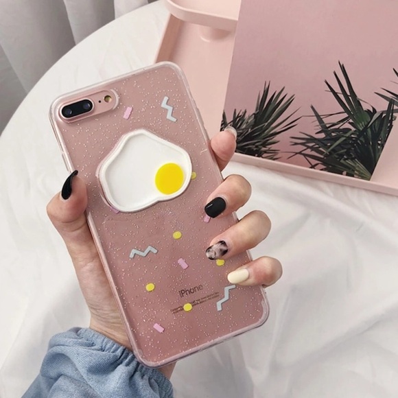 3/$23 🆕 Cute Egg Patterned Phone Case for iPhone - Picture 2 of 6